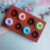 8 сеток спиральное мороженое силиконовые формы для пончиков антипригарное покрытие DIY сковорода кондитерская шоколадная кексы производитель кухонные принадлежности домашний инструмент