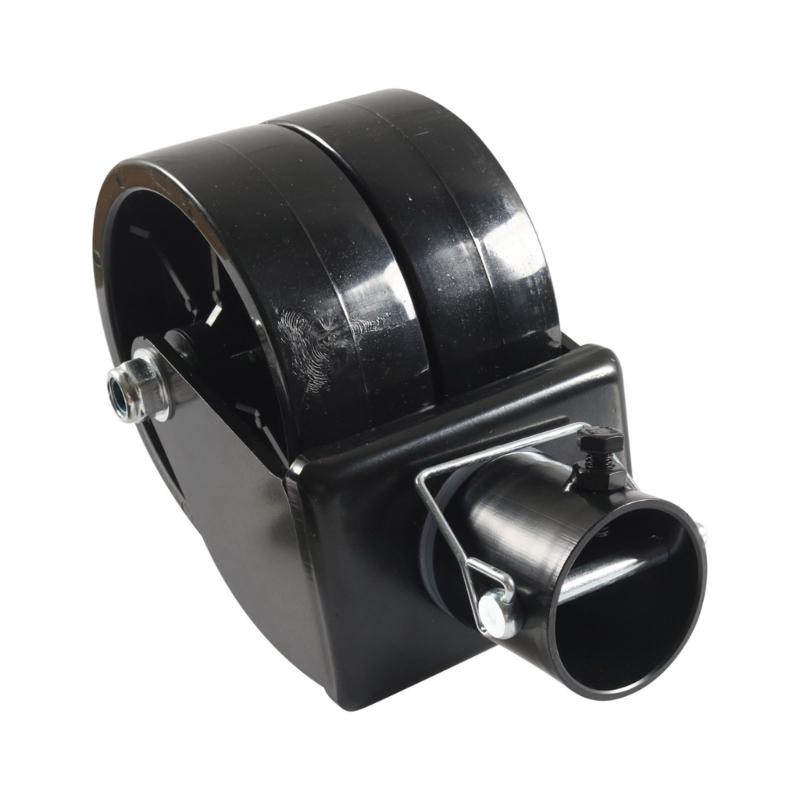 Universal 6 Inch Rotates Caster Wheel Double Wheel Rotates Casters Simple Installation Suitable for Most Trailer Jacks