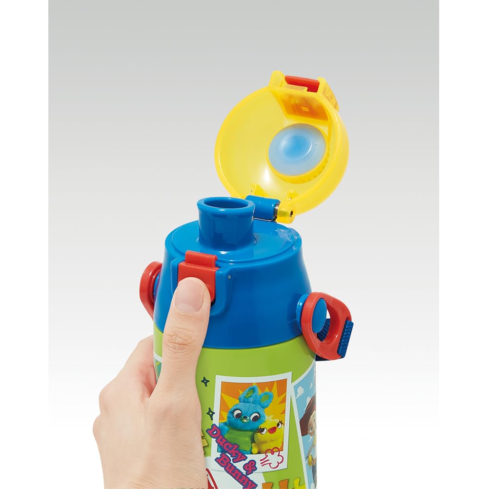 Skater Stainless Steel Water Bottle for Direct Drinking Cup Drinking Disney Toy Story for 2-way Children, 580ml, 570ml, 24, Lightweight,