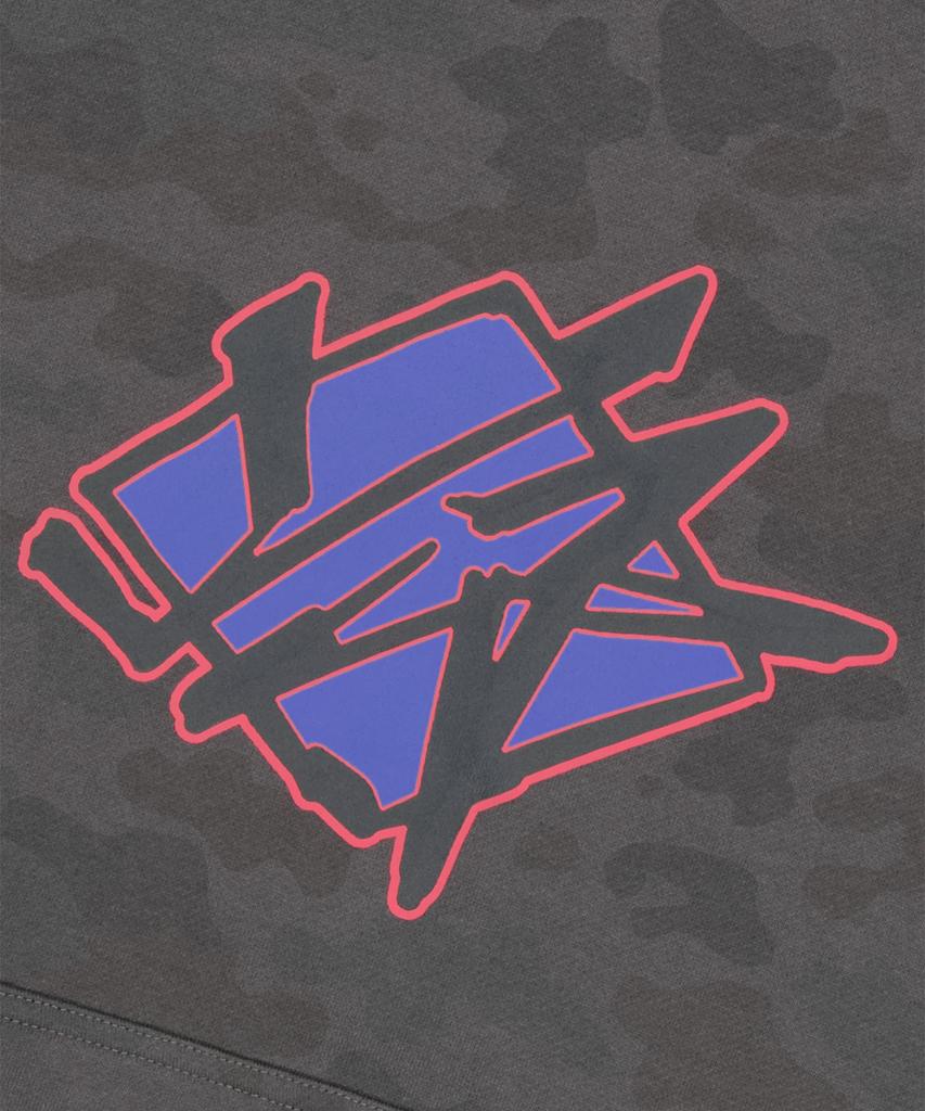 Худи Y.E.S Camo Sign Угольный