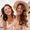 MJartoria Ожерелья BFF для 2 человек, кулон-сердце, разделенное на две части, Ожерелья для лучших друзей, Ожерелья дружбы, Подарки на день рождения
