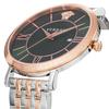 VERSACE Men's V-ETERNAL Watch (VENCA0424) with Quartz Movement, Water Resistant, Sapphire Crystal, Green Dial, and Stainless Steel