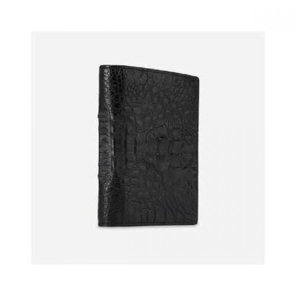Daks Black Crocodile Leather Wallet Dbwa3e712bk