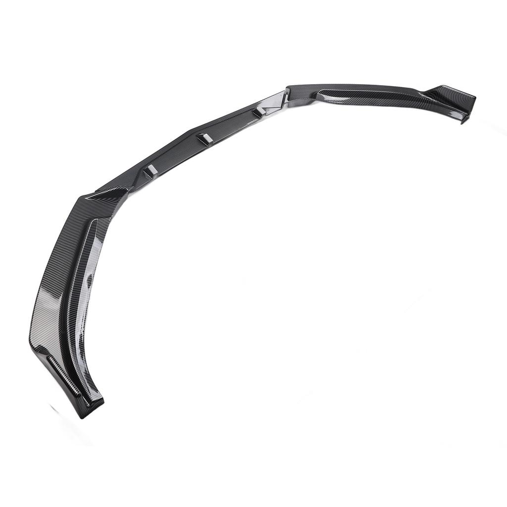 3pcs Carbon Fiber Style Front Bumper Lip Spoiler Fit for Mazda 3 Axela 2014‑2019