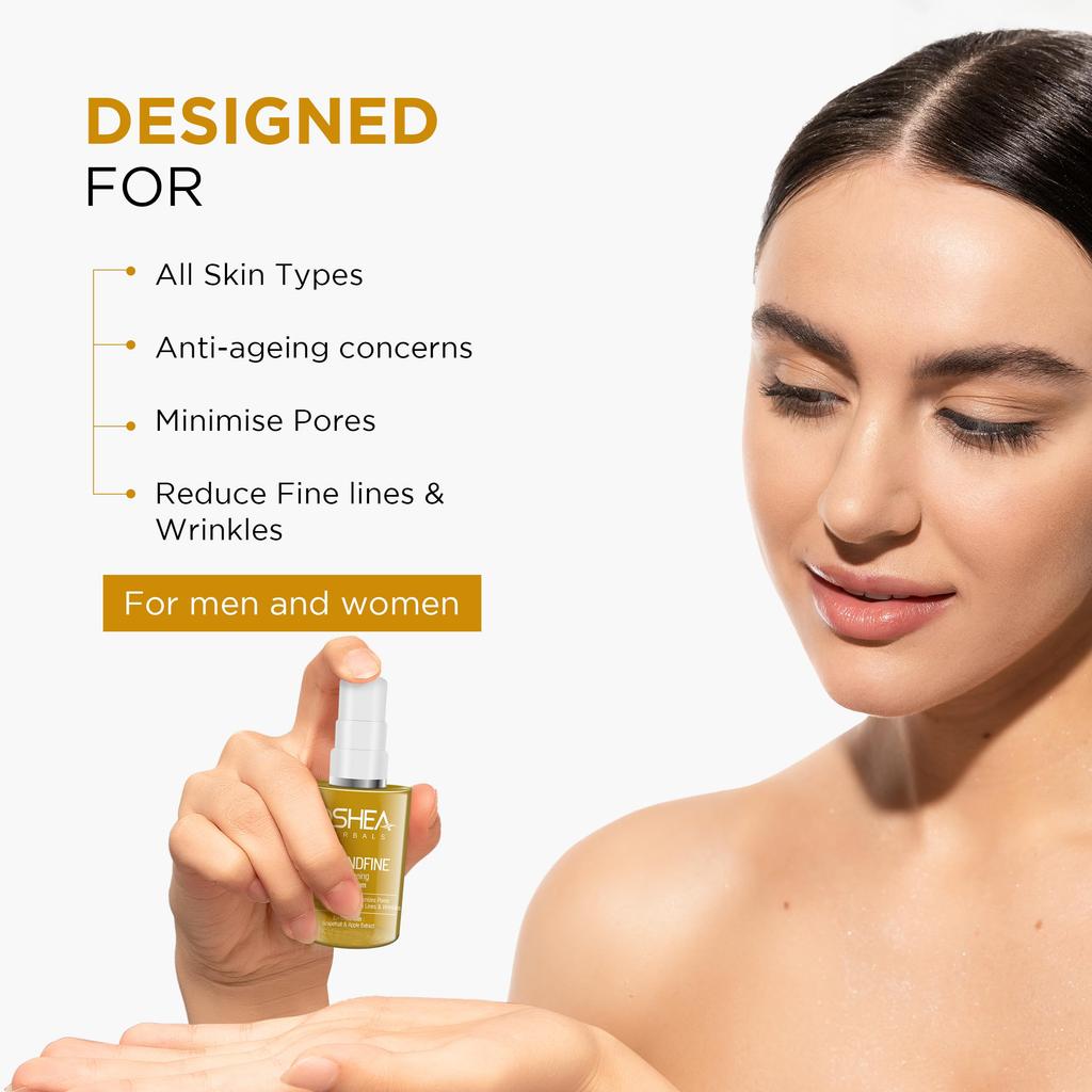 Oshea Herbals Миндальный сыворотка против старения для лица Almondfine для женщин и мужчин | Уменьшает мелкие морщины | Повышает увлажненность и эластичность кожи | Обогащен