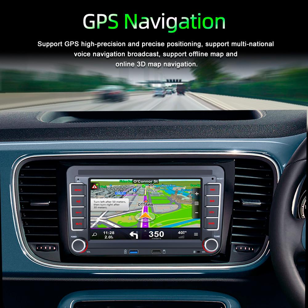 7-дюймовый автомобильный плеер для Volkswagen VW CC Passat B7 Polo Golf 5 6 Jetta mk5 mk6 Mirrorlink FM WIFI GPS RDS Wireless Carplay