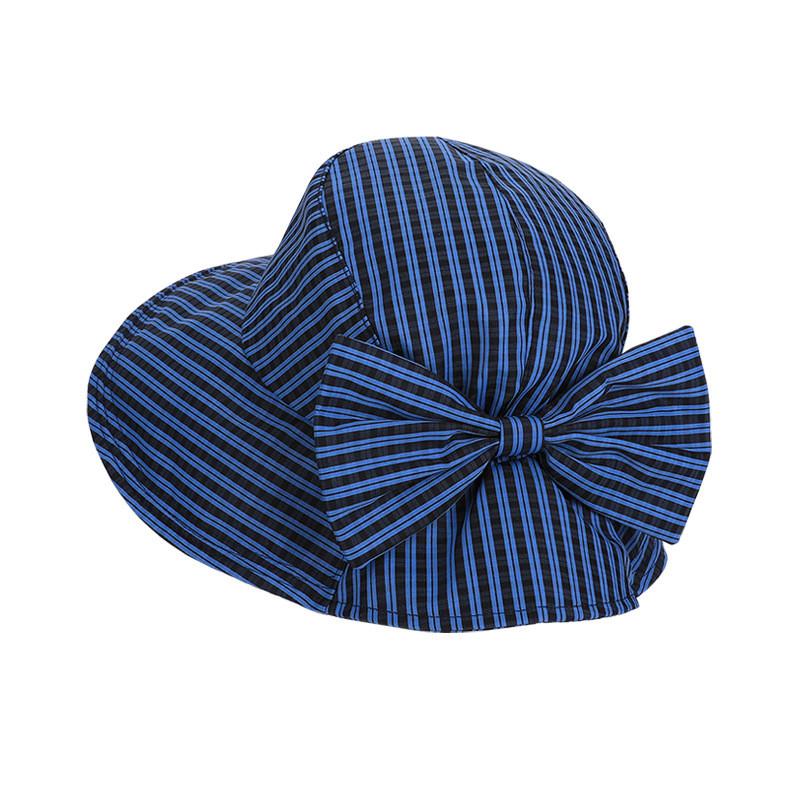 Стильная клетчатая шляпа от солнца с широкими полями для летней защиты от солнца на открытом воздухе