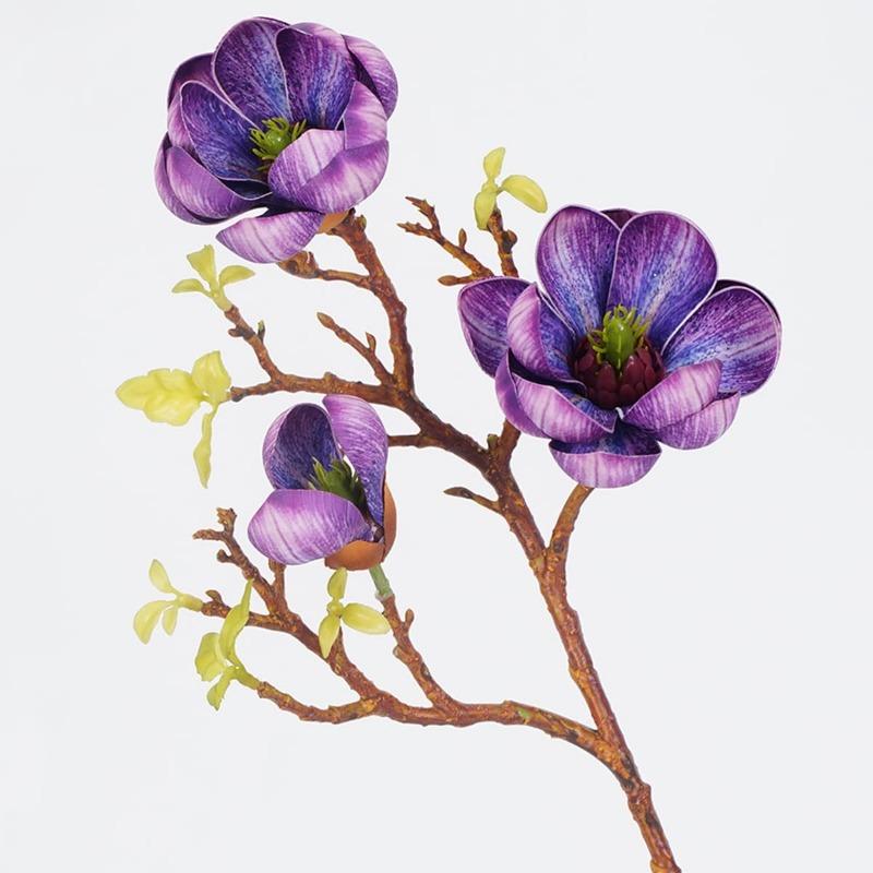 3 шт. искусственных цветов магнолии цветок EVA для реквизита для фотосъемки свадьбы в помещении на открытом воздухе дома украшения гостиной