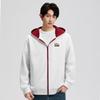 MARK FAIRWHALE Men's Color-Block Hooded Cardigan Sweatshirt