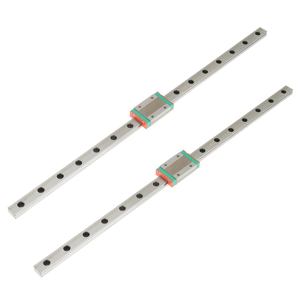 2pcs LML12H Linear Guide Rails 400mm Length with MGN12H Slide Blocks