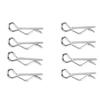 8Pcs RC Body Clips Pins Metal Stainless Steel R Clips for 112 114 Scale Remote Control Car