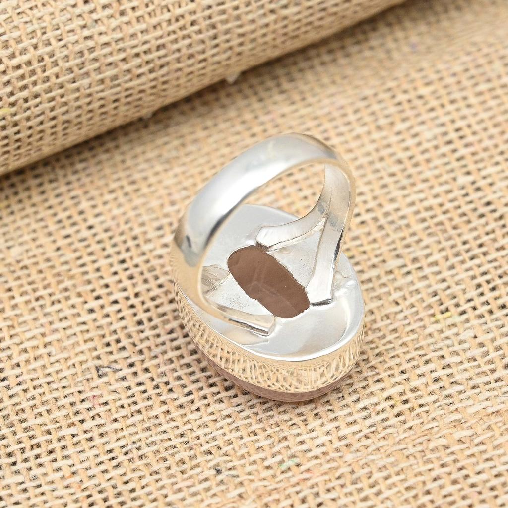 Ювелирные изделия из стерлингового серебра 925 пробы с розовым кварцем ручной работы на День Благодарения