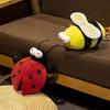 25cmCute Big Eyes Seven Stars Ladybug Plush Toy Doll Small Bee Doll Insect Living Room TV Cabinet Decoration Soft Stuffed Gifts