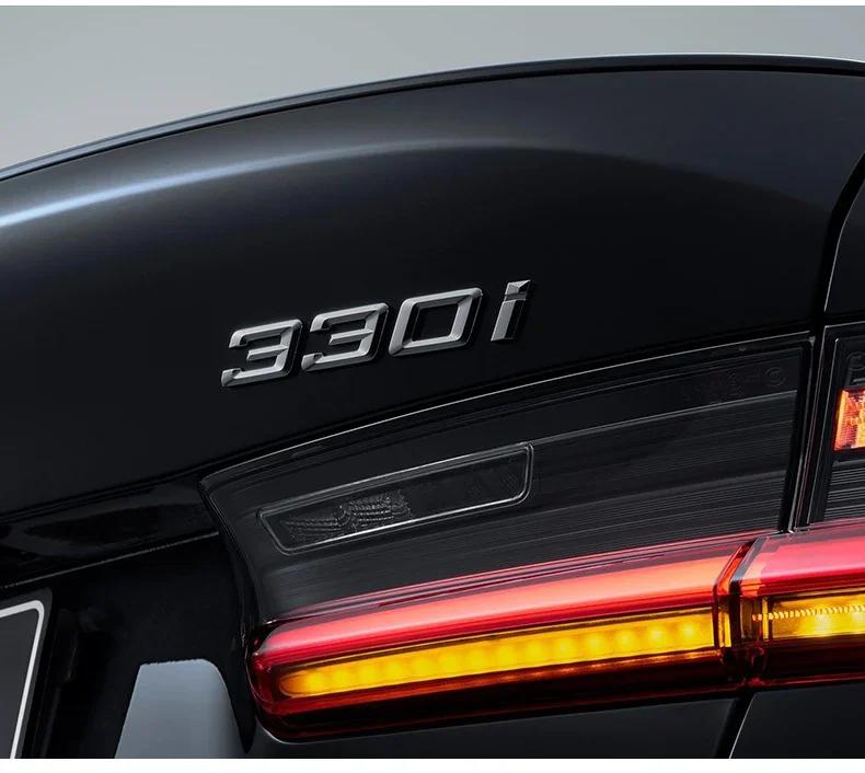ankfz6 Rear Trunk number 316i 318d 320i 325i letters 328d 330i 340i Badge ABS Emblem E90 E46 F30 car rear enclosure sticker Accessories