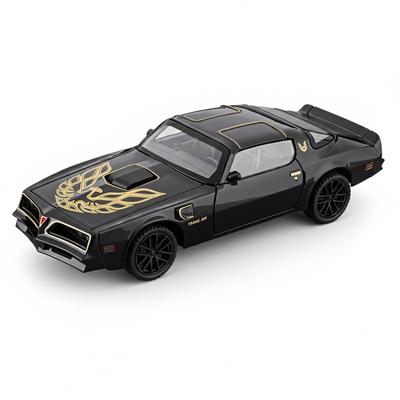 1/32 Pontiac Firebird Trans Am Модная литая модель автомобиля Украшение Высокая симуляция Коллекционный Праздничный подарок для мальчика и гостиной