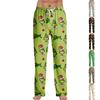 Pajama Pants Sleepwear Casual Drawstring Elastic Waist Pants Comfy Straight Yoga Loose Trousers