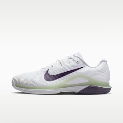 Nike Кроссовки Court Air Zoom Vapor 12 HC Белый Вольт Темный Изюм