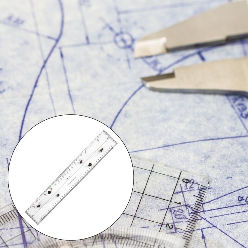 45см Морская параллельная линейка для навигационной прокладки, нанесения на карту, точная параллельная линейка с четкой шкалой