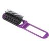 Folding Hair Brush with Mirror Soft Bristles Scalp Massage Portable Anti-static Hair Detangling Styling Comb Women Travel Hairdressing Tools