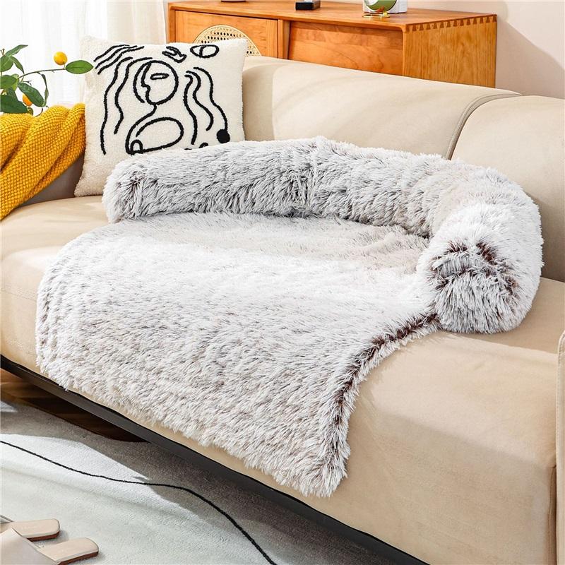 Съемная и моющаяся кровать для собак, удобный коврик для сна зимой