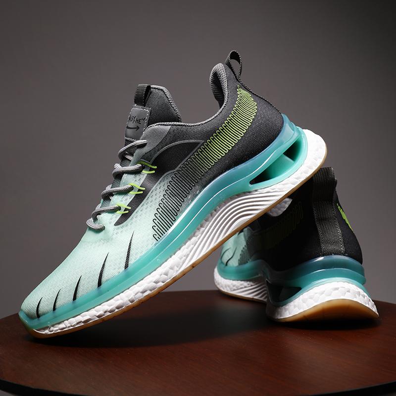 Fashion 2024 Men's Fashion Breathable Running Shoes Outdoor Training Basketball Shoes Comfortable Air Cushioned Running Shoes