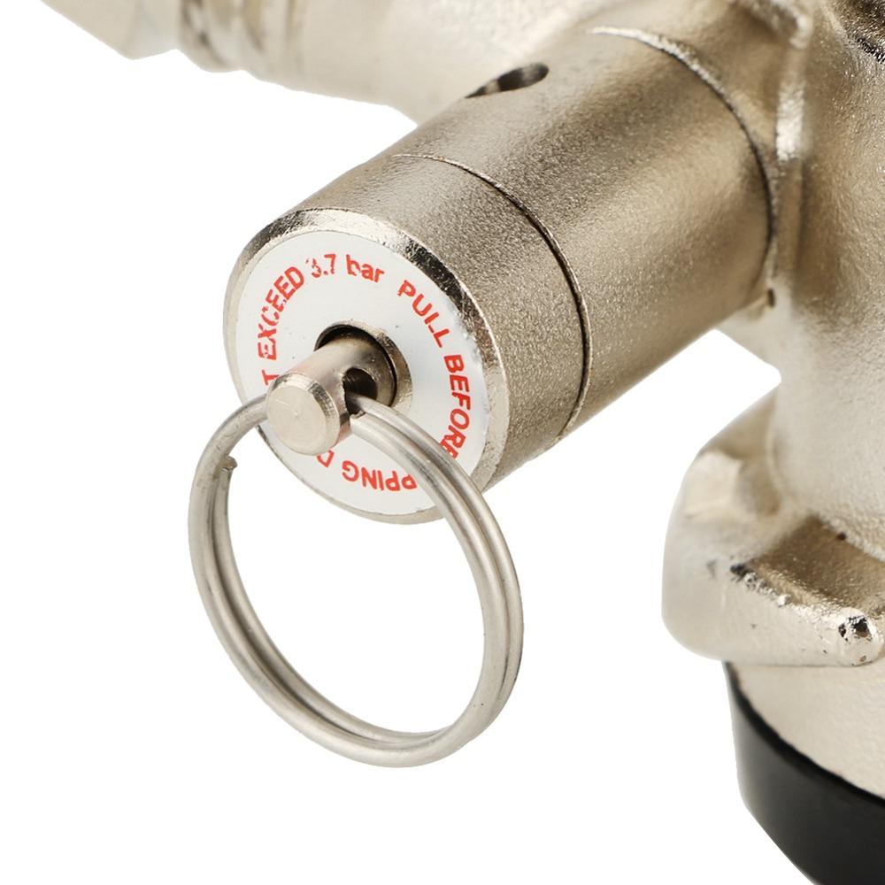 7 piece Hose Clamp Safety Pressure Relief Valve Keg Coupler D System  US Domestic Beer
