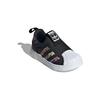 Adidas Originals Superstar 360 Comfortable Versatile Low-Top Walking Shoes Baby Shoes Black White IG9895