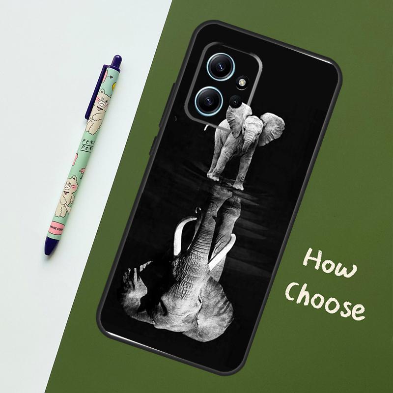Чехол "Слон Малыш Природа" для Xiaomi Redmi Note 14 9 10 11 12 13 Pro 12S Чехол для Redmi 15 13C 12C 10C 14C 15C