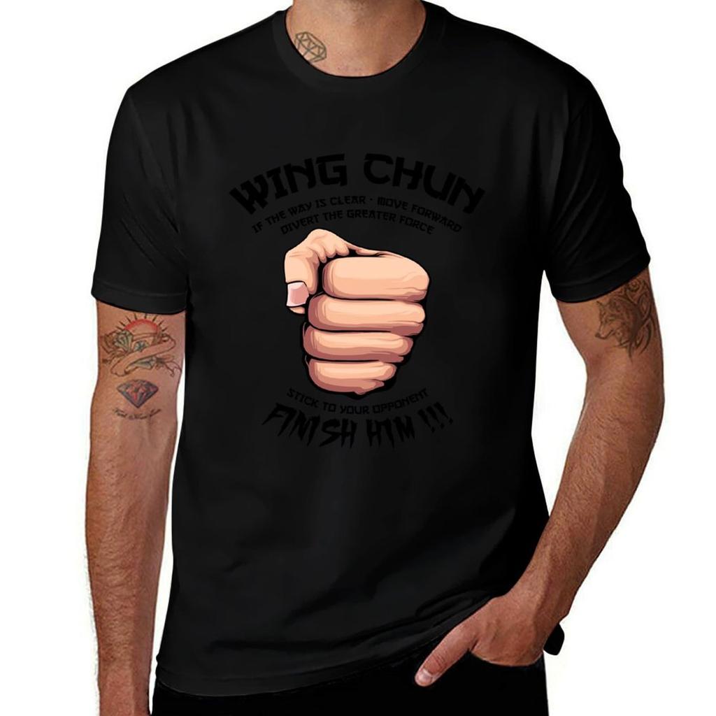 Wing Chun Motto Tshirt Antiperspiration Workout Top