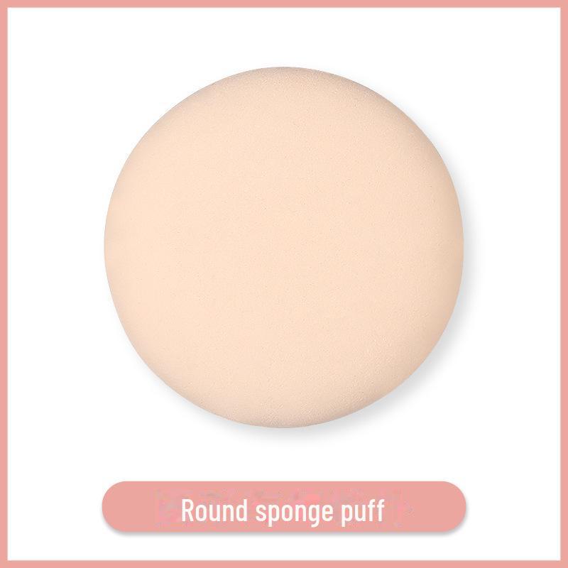 Пуховка для пудры-кушона двойного назначения с коробкой для хранения