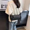 Rhombus Cylinder Bag Female Crossbody Summer New Trendy Texture Versatile Bucket Oxford Cloth Shoulder Pillow Bag