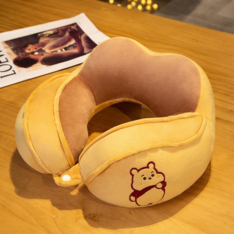 Cinnamoroll U-образная подушка для путешествий из бархата с кристаллами воды для офиса и автомобиля