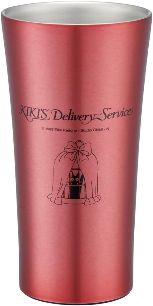 Стакан Ghibli Cup Cold Insulation Tumbler L Vacuum Thermal Thermal из нержавеющей стали 400 мл Studio Ghibli Delivery Service Jiji Set Kiki's (Стакан, подставка под стакан)