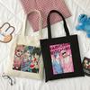 Japanese Anime Yarichin Club Canvas Vintage Casual Hip Hop Harajuku Women Bag Large Capacity Shopper Bag Cartoon Shoulder Bags