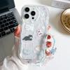 Чехол для телефона с цепочкой на запястье для iPhone 15 14 13 12 11 Pro Max 6 7 8 Plus XS Max XR Милый кот Звездная бусина Браслет Ремешок Шнурок Крышка