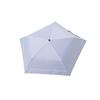 HAU Sun and Rain Parasol PU Coating 50cm Dot Pattern Lightweight 5 Ribs Folding Umbrella 10002946 Light Blue