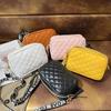 New Summer Fashion Plaid Bag Chic Versatile Soild Color One Shoulder Bag Crossbody Small Package