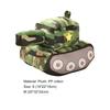 Tank Plush Toy Simulation Modeling Pentagram Pattern Camouflage Sleeping Accompany Hugging Cushion Children Plush Doll Pillow Toy Boys Toy Gift