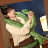 110/160cm Giant Snakes Toy Simulation Long Snake Imitation Doll Reptile Home Decor
