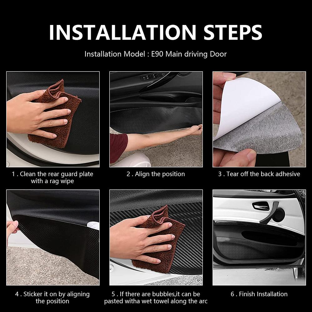 Автомобильный стиль дверные антиударная накладка кожа боковая кромка защитная пленка наклейки для BMW 3 5 серии X3 X4 X5 G01 G20 G30 F30 аксессуары
