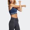 Adidas T Aeroknit Bra Низкая интенсивность Спортивный бюстгальтер Женское нижнее белье Темно-синий GM5159