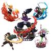 18cm Anime Demon Slayer Kimetsu No Yaiba Kamado Tanjirou Agatsuma Zenitsu Kamado Nezuko Kochou Shinobu Pvc Action Figure Toys
