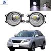 2 Pieces Car Fog Light LED Angel Eye DRL Daytime Running Lamp H11 12V High Bright For Lexus RX270 RX350 RX450 2009 2010 2011
