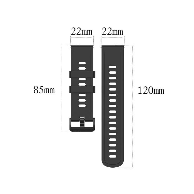 Для Amazfit GTR Силиконовый ремешок для умных часов, Размер:22мм