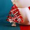 1PC Christmas Brooch, Christmas Tree Drip Oil Brooch Autumn and Winter Sweater Accessories Christmas Clothing Accessories