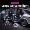 Для IS FSPORT IS250 IS300 IS350 UX UX300h UX260h UX200 Светодиодный проектор логотипа приветствия на дверь автомобиля, светильник-призрак, аксессуар