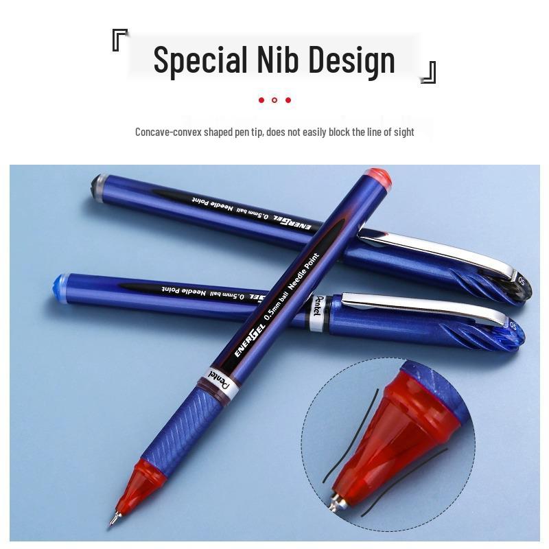 Быстросохнущая гелевая ручка Pentel 0,5 мм Signature Студенческая экзаменационная ручка