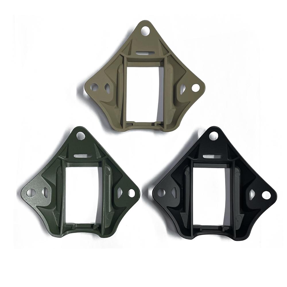 Тактическое шлемное крепление-рамка NVG кожух Алюминиевый адаптер 3 отверстия Скелетное крепление ARC рельса Для шлема FAST MICH Аксессуар