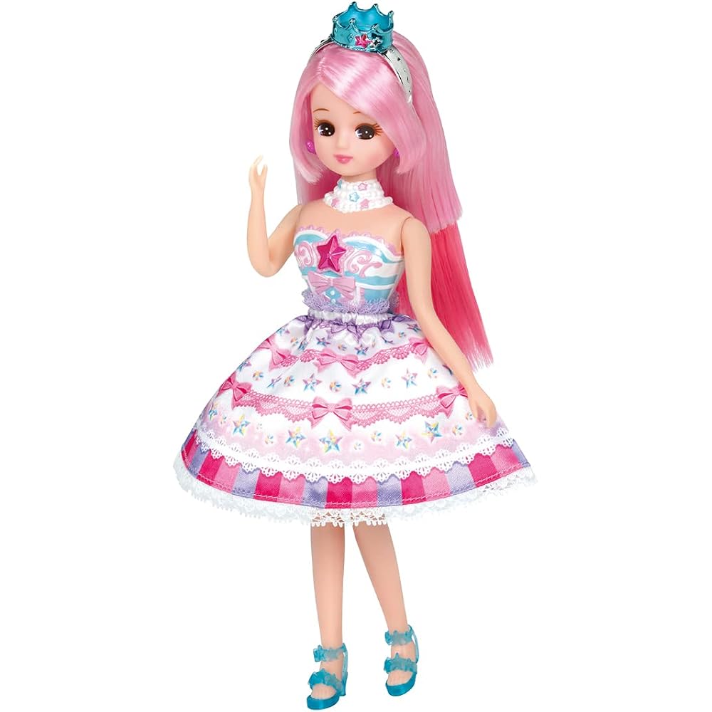 Takara Tomy Licca Doll Magic Long Hair 3+ Years Dress-Up Toy Safety Certified