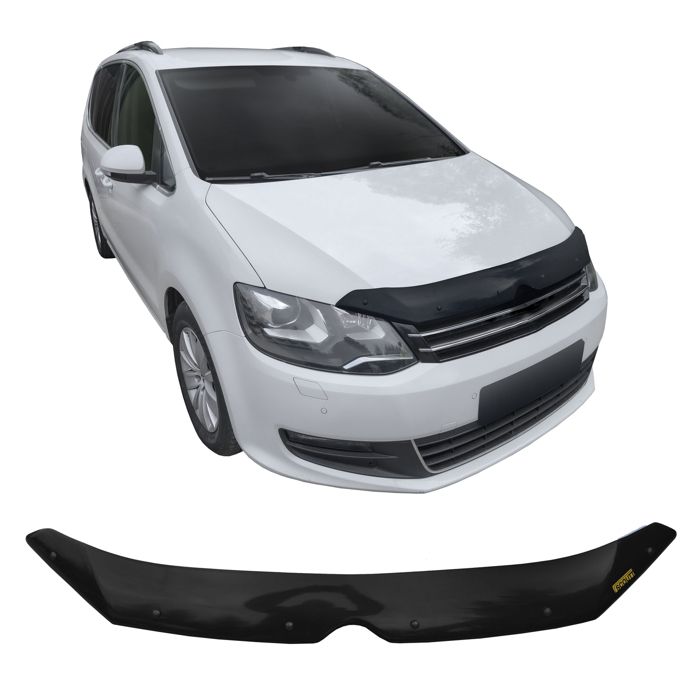 SCOUTT | Bra Capot Déflecteur Protection pour Volkswagen Sharan Depuis 2010, Aérodynamique, Assemblage Facile, Aucun perçage requis